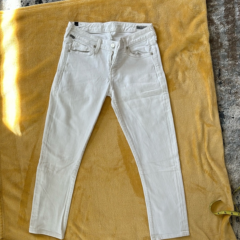 Citizens Of Humanity White Skinny Jeans